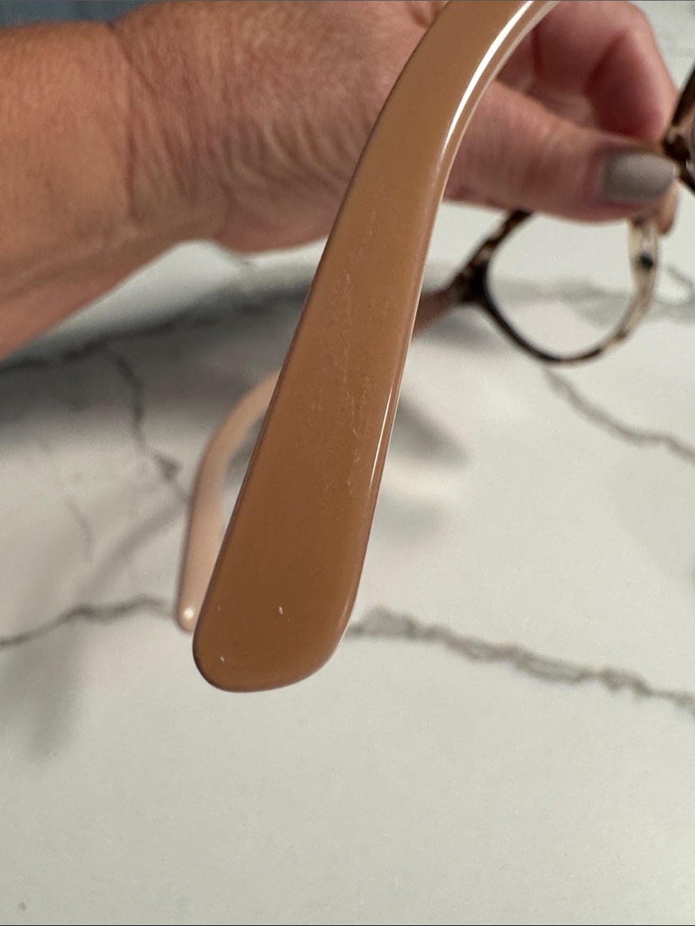 Prada Women’s Cat-Eye Tortoiseshell Glasses - nude pink/brown with case/box/wipe - Picture 10 of 10